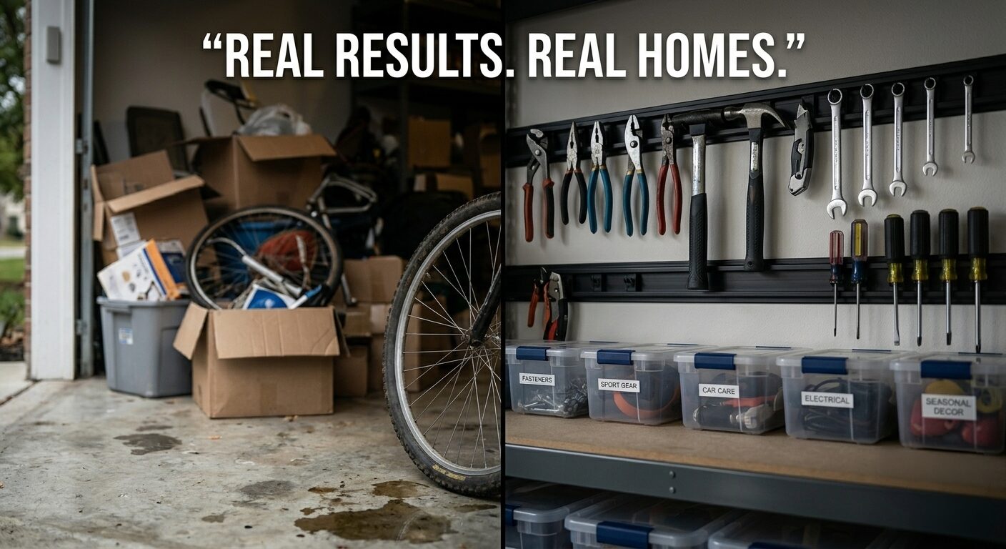 Tools resorted & labeled